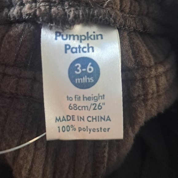 Pumpkin Patch Baby Corduroy Pants
Size: 3–6M (Baby) - Picture 5 of 5